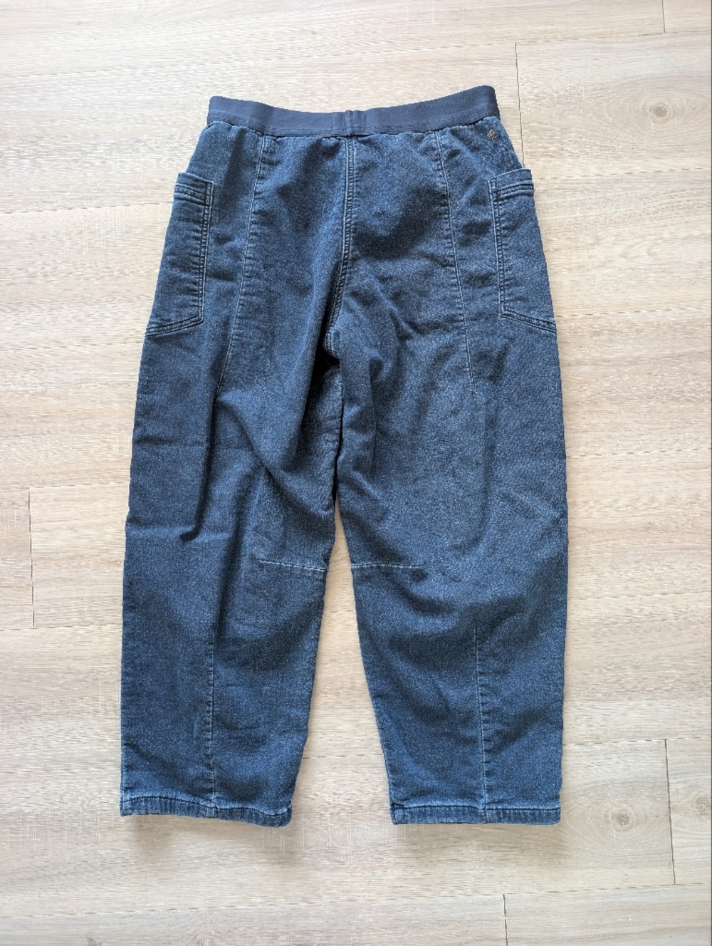 Pilcro Dark Blue Cropped Utility Pants - Picture 2 of 6